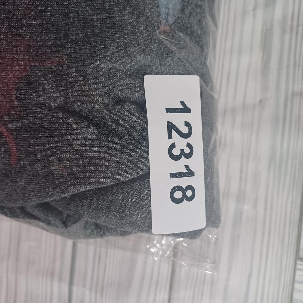 Adidas Hoodie Womens XL Gray Fleece Pullover Sweatshirt Kangaroo Pocket Logo - Picture 6 of 6